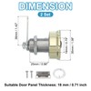 PATIKIL Combination Cam Lock 2 Pcs Zinc Alloy Keyless 3-Digit