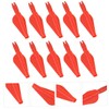 Outanaya Integrated Tails 20 Pcs Practice Arrow Tail Plastic Material