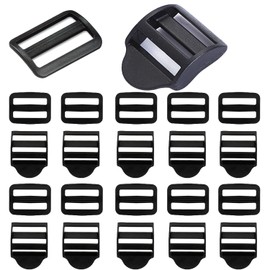 Generic 10 Pack Heavy Duty Plastic Backpack Clips - Black, Universal Compatibility, Easy to Install, Multi-Functional Design