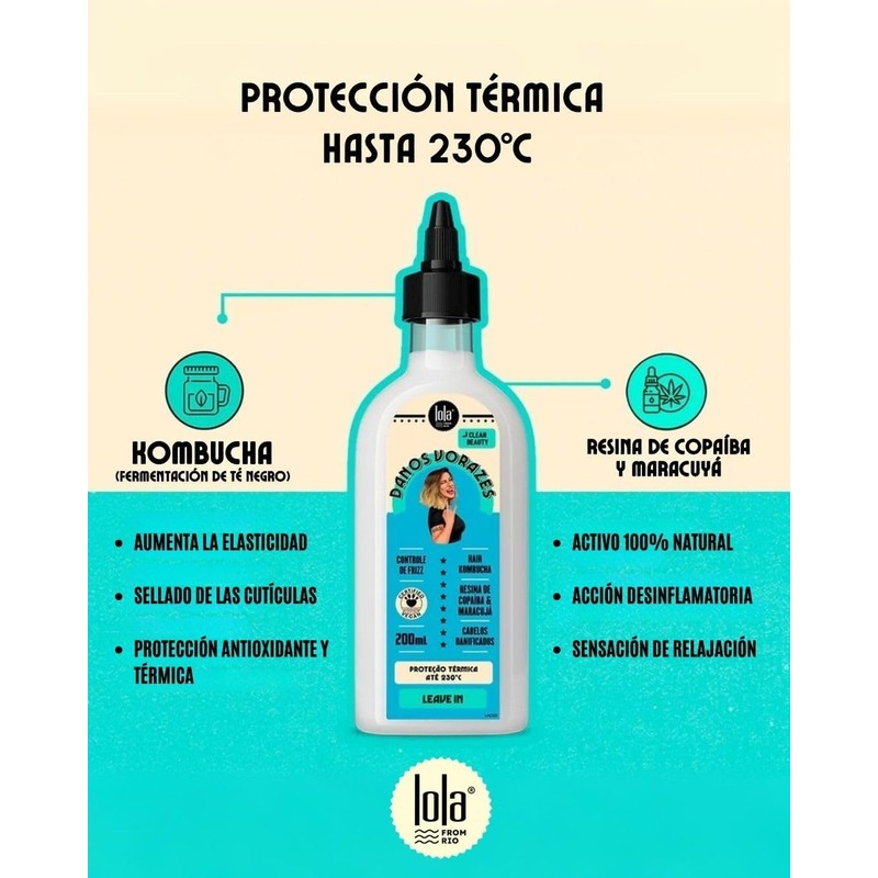 Danos Vorazes - Leave In Finalizador 200ml Lola Cosmetics