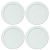 Pyrex 7202-PC 1-Cup White Round Plastic Food Storage Replacement Lids