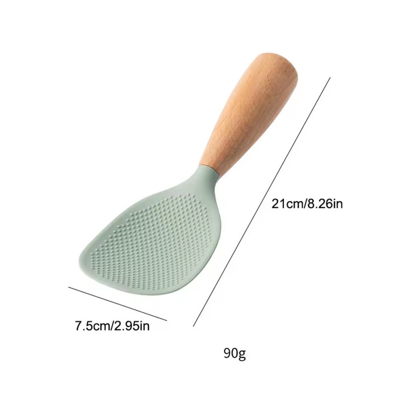 Silicone Cooking Spoon for Kitchen Use – Nonstick-Style Serving and