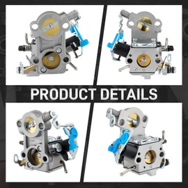 WTA-29 Carburetor 544883001 with Tune up Kit for Husqvarna 461 460 455 455E Gas Chainsaw for Jonsered CS2255 Chain Saw Carb WTEA-1-1 C1M-EL35 544227401 544312901 544888301