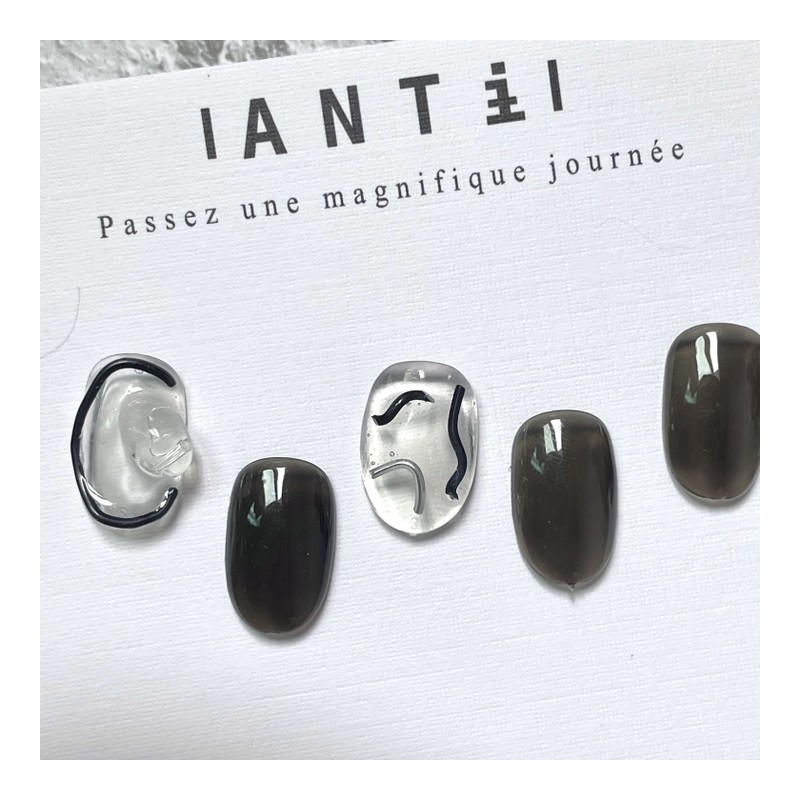 ˡᴬᴺᵀᶤˡ Pebble wire handmade nail tip - short nose pin