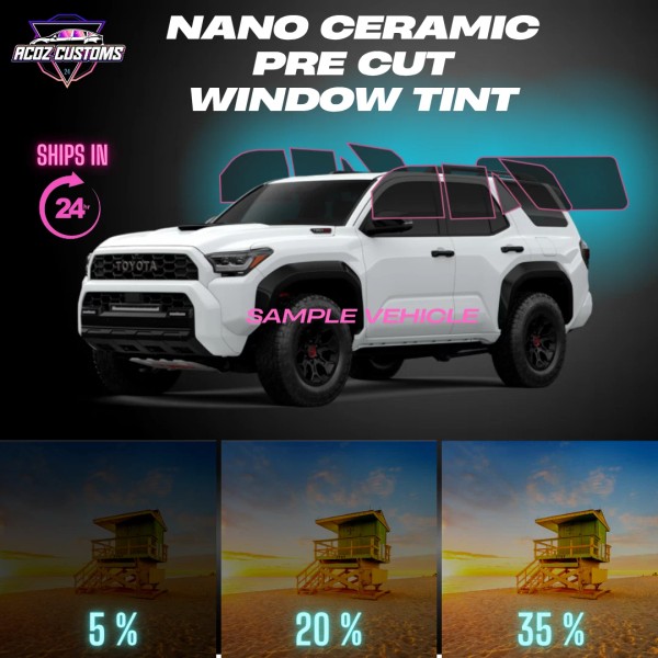 Unbranded Nano Ceramic PreCut Window Tint Film for 4Runner All