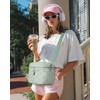 WONDAY Insulated Lunch Box for Women, 8L Green Puffy Lunch