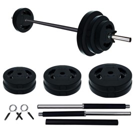 Hipicute Adjustable Barbell Weight Set, Cardio Pump Weights,，Adjustable Free Weights for Home and Gym Workout, 40 LB