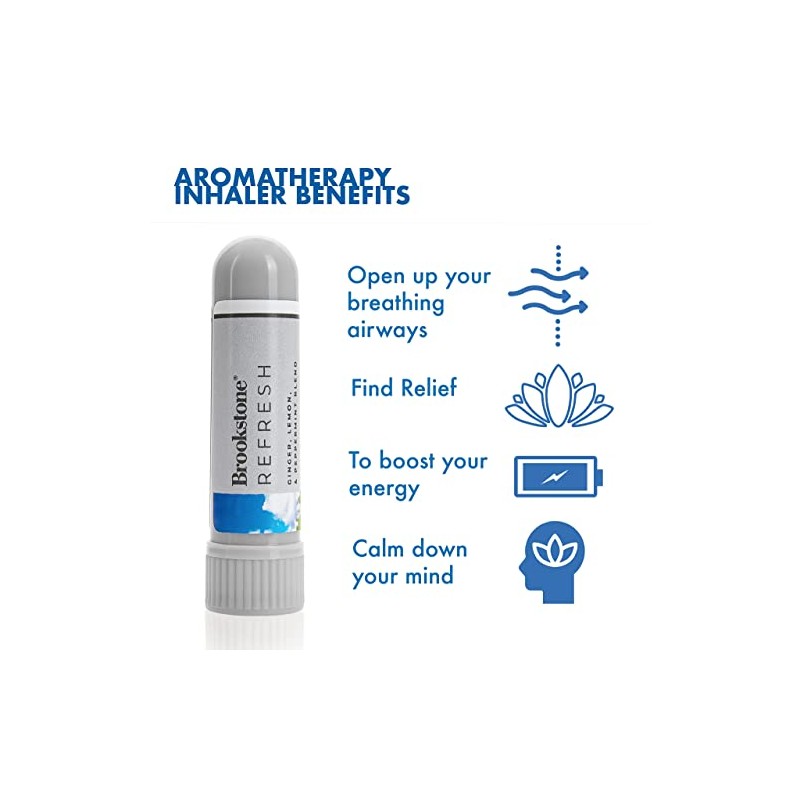 Brookstone Aromatherapy Inhaler | Essential Oil Inhaler for Stress Relief