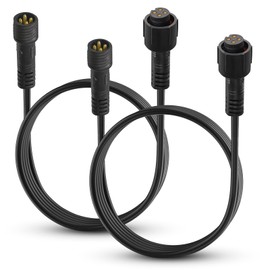 UTVJATV 2 PCS Rock Light Extension Cable Wire,Rock Light Extension Wire 10FT 4 Pin RGB Neon Wheel Well Lights Cable Wire Cord for Trucks ATV Car, EG-QPLP040023-2