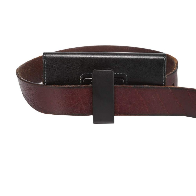 DFV mobile - Executive Magnetic Leather Case Belt Clip Rotary
