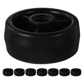 KONTONTY 8 Ruedas De Repuesto para Gimnasio 1.96X1.96X0.78In Ruedas Giratorias Silenciosas De Plástico para Cinta De Correr Y Bicicleta Estática con Alta Capacidad De Carga