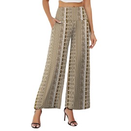 Arolina Women's Stretchy Wide Leg Palazzo Lounge Pants with Pockets Casual Comfy High Waist Palazzo Pants for Women Dressy