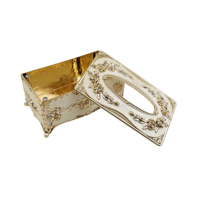 Geesatis Tissue Box Cover, Rectangle Tissue Box Holder, Rectangular Napkin