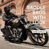 AC-MTORC PU Leather Saddlebags Saddle Bags with Lock for Harley
