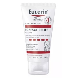 Eucerin BABY ECZEMA RELIEF CREAM SKIN PROTECTANT FRAGRANCE-FREE Moisturizing For