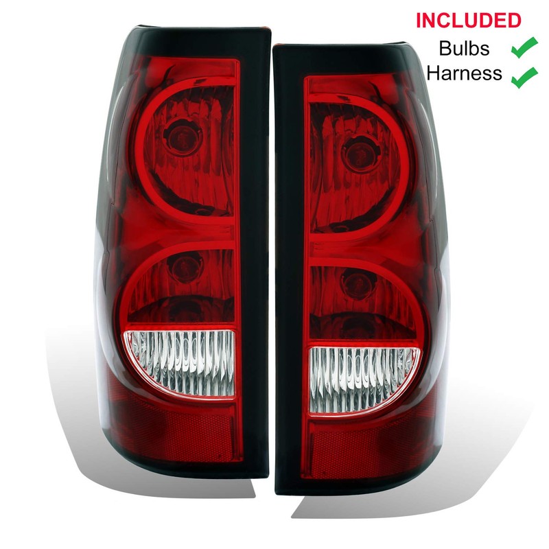 AmeriLite for 2003-2006 Chevy Silverado OE Style Ruby Red Replacement