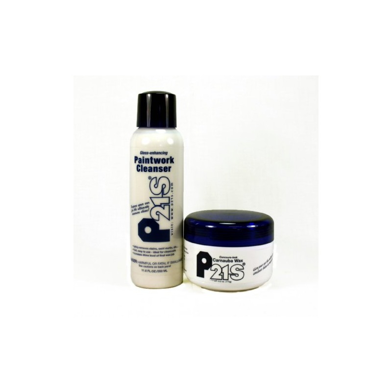 P21S Concours Canauba Wax & Paintwork Cleanser Combo