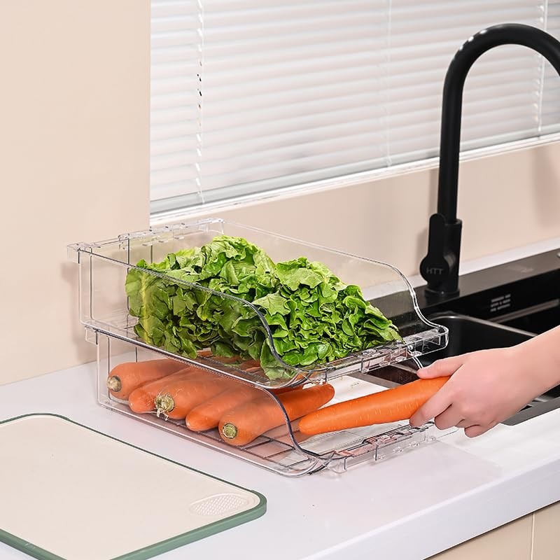 BIINONE Width Adjustable Soda Can Dispenser for Refrigerator, Fridge Beer