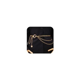 MODRSA Chain Belt Gold Chain Belt Chain Belts For Women Fashion Gold Belt Chain Gold Waist Chain Belt Star Chain Belt Metal Chain Belt Moon Chain Belt Layered Waist Belt