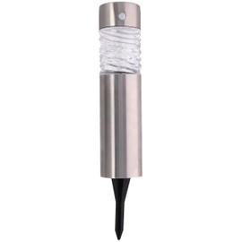 Grundig Solar Garden Lighting - Super LED - 44.5 x 7.5cm - Motion Sensor - IP44 - Patterned Glass - With Ground Spike