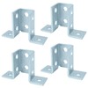 heneng 4 Pcs 8 Hole Wing Shaped Fitting for 1-5/8"