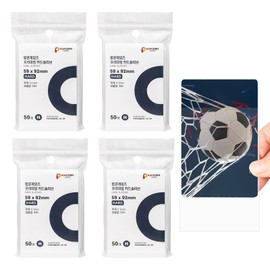 200pcs Plastic Card Sleeves, Collectible Trading Card Protective Sleeves, Transparent Card Protector Sleeves for Football Card, Sports Cards