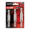 Trend 3-Piece Quick Release Drill Bit Guide Set, 1/4 Inch