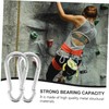 Sosoport 2pcs Indoor Carabiner Buckle Gym Pull Rod Buckle Safety