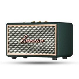 Retro Portable Bluetooth Speaker,Vintage Wireless Speaker with 80W Loud Bass Subwoofer,10000mAh Battery Power,Aux Input,SD Card Slot,USB Port,TWS Pairing for Home/Party/Outdoor/Office-Black - Color: Green