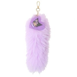 Kamio Japan Sanrio Chromi Key Ring Fur Key Chain/Purple
