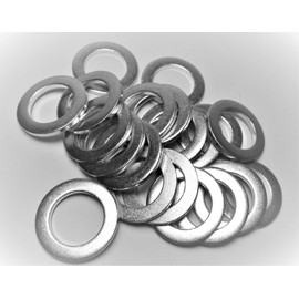 [Oil Drain Washer] Honda [Genuine Part Number: 94109-14000] Inner Diameter 0.6 inches (14 mm) Aluminum) 1pc [20 pieces] (autoservice)