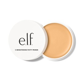 e.l.f Cosmetics C-Bright Putty Primer, Makeup Primer For Brightening & Evening Out Skin Tone, Grips Makeup, Enriched With Vitamin C, Universal Sheer