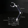 POMER Action Figure Stand, 5 Pcs Transparent Assembly Action Figure