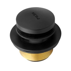 Tip Toe Bathtub Tub Drain Assembly, Conversion Kit, Trim Waste and Two Hole Overflow Face Plate, All Brass Construction