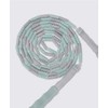 Skipping Rope Soft Beaded Adjustable Segment Rope with Non-Slip Handle