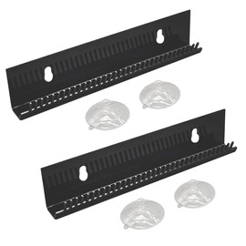 LALAFINA 2pcs Portable Hair Extension Display Holder U-shaped Wig Stand for Salon and Home Use Hair Organizer Grip Teeth for Safe Styling and Storage