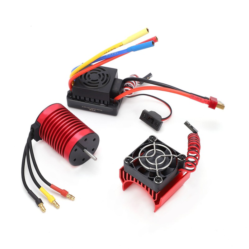 Waterproof F540 3000KV 4 Pole Brushless Motor 60A ESC Set