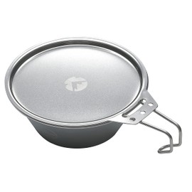 CAMPING MOON S220-SG Camping Cup, Stainless Steel, Shell Cup with Lid, 10.1 fl oz (310 ml)