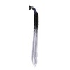 27.6in Motorcycle Helmet Woman Braids Wig Detachable Ponytail with Suction