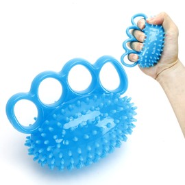 Hand Grip Strength Ball, Finger Wrist Flexibility Exerciser Grip Ball, Muscles and Hand Strengthener Exercise for 4 Fingers, Finger Physical Training Tool
