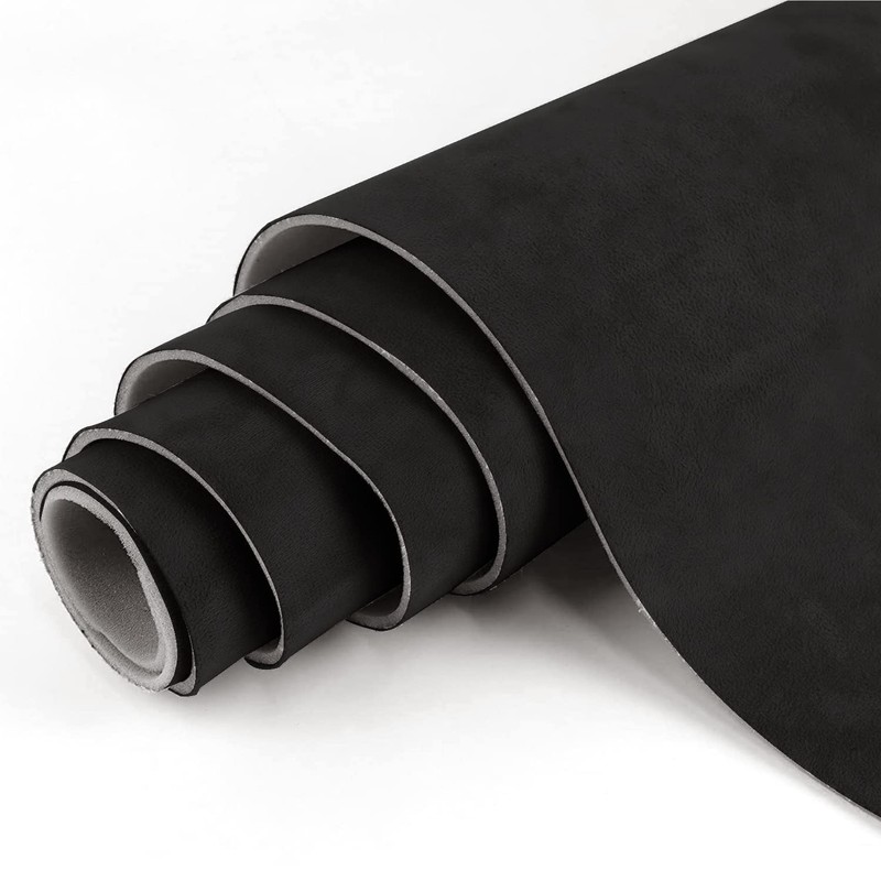Halero 98" L×60" W Black Car Suede Headliner Fabric with