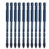 10Pcs Cross Spearhead Drill Bit Carbide Bits with 1/4in Hex
