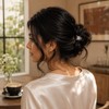 40 Stück Mini Haarspangen,1.5cm Kleine Haarschmuck Haarspangen Transparente