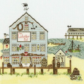 Bothy Threads The Lobster Pot Counted Cross Stitch Kit 26x26cm XSS8