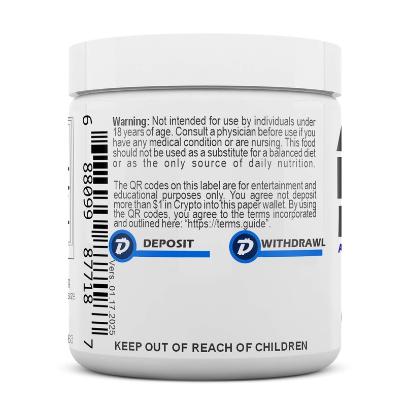 REVGENETICS Advanced NAD Powder - Dietary Supplement, 147 Servings, Unisex,