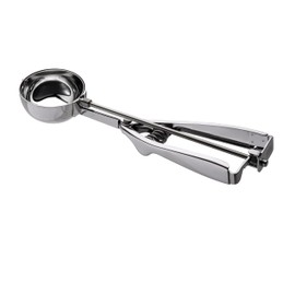 Piazza Stainless Steel Large Multipurpose Ice Cream Scoop,Capacity 1/12 Lt, Scoop Diameter 7 cm or 2.8 Inch