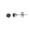 0.40 cttw Black Diamond Stud Earrings 14K Gold Over Sterling