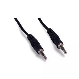 SolutionCables 25ft 3.5mm Aux Cord Male to Male Stereo Audio Cable - Black