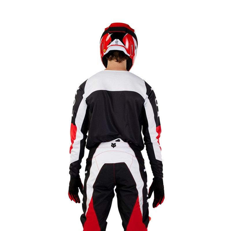 Fox Racing 180 NITRO MOTOCROSS JERSEY, FLUORESCENT RED, Medium