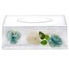 Pacific GLD 58801 Tissue Box Case, Acrylic Underwater Flowers, White